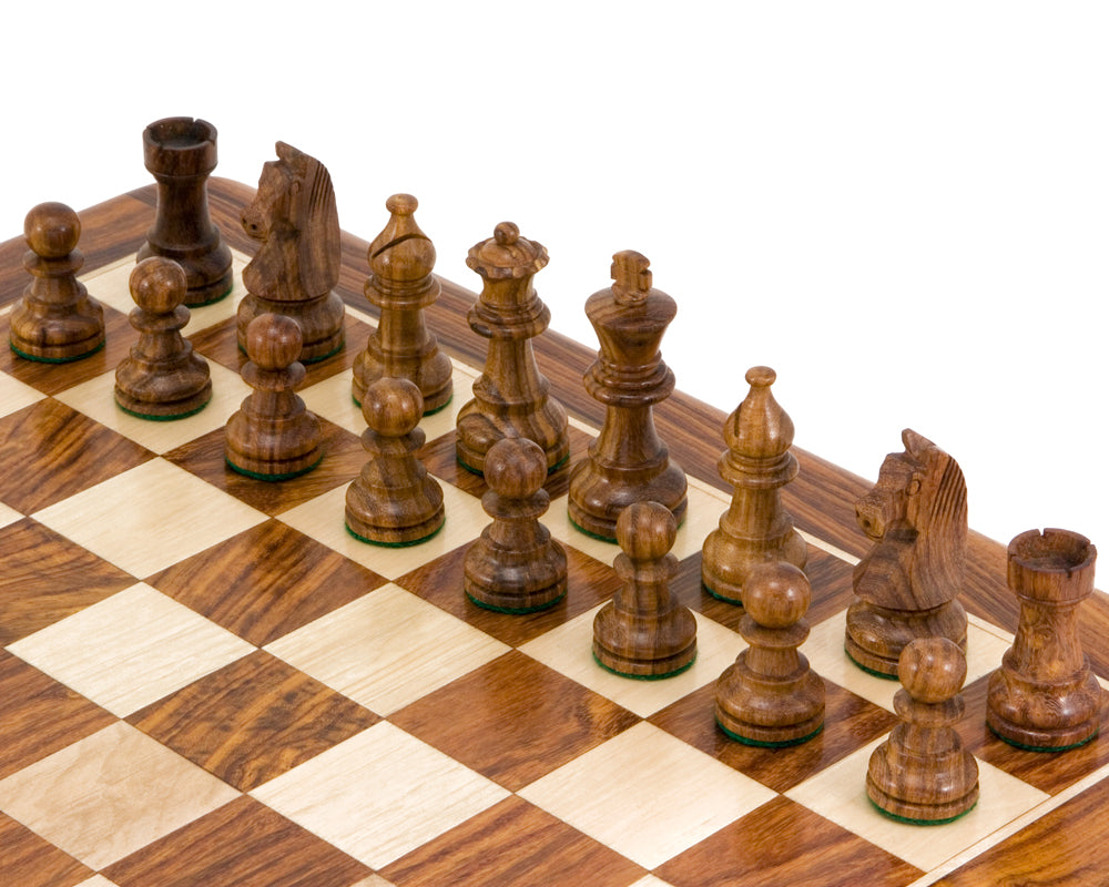 Down Head Knight Sheesham Staunton Chess Pieces 2.5 Inches