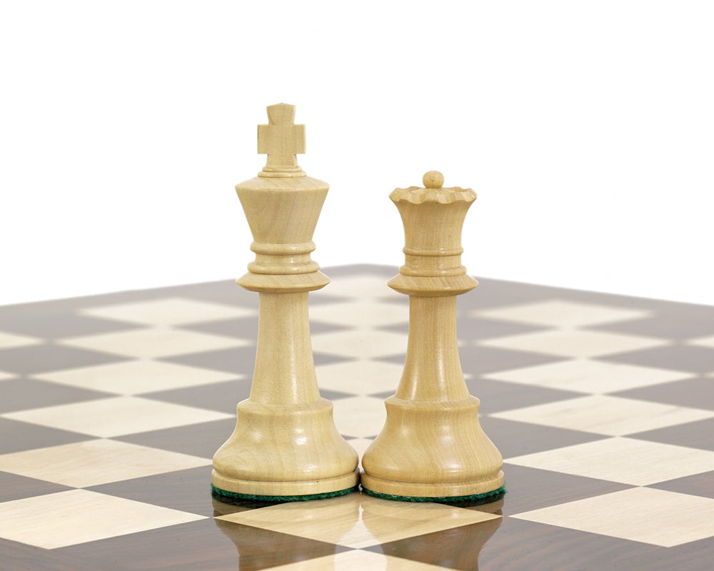Conquest Series Ebonised Chess Pieces 4 Inches