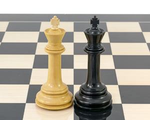 Parthenon Series Ebony and Boxwood Chess Pieces 4.5 Inches
