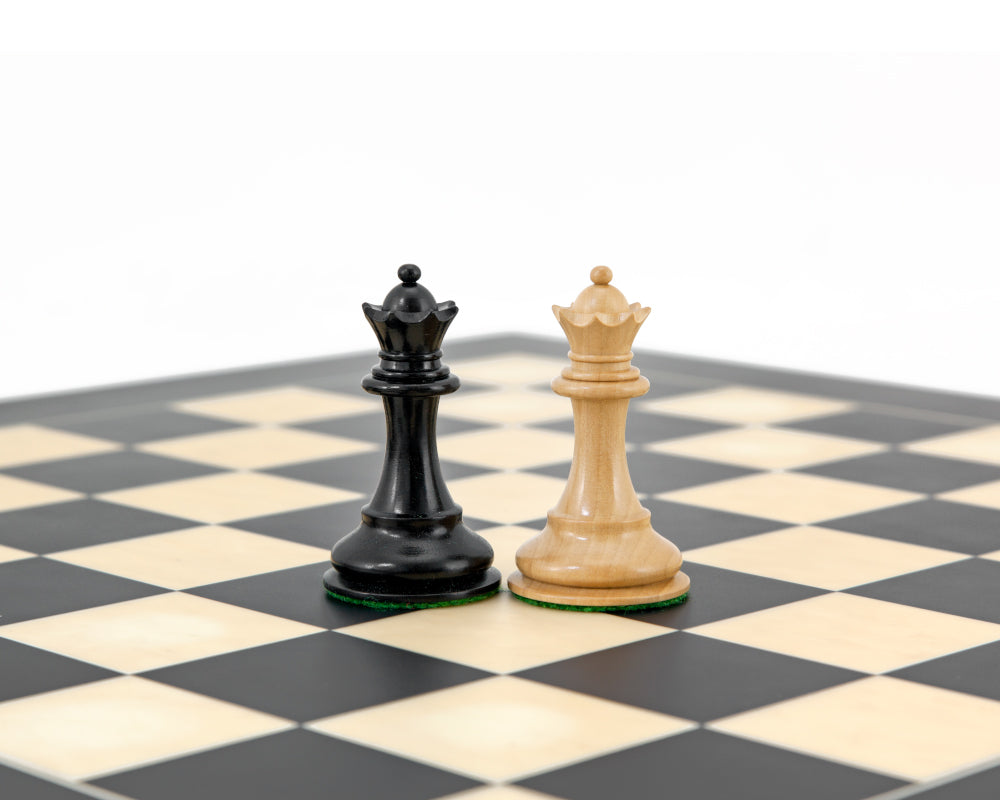 Highgrove Series Ebonised Staunton Chess Pieces 3 Inches