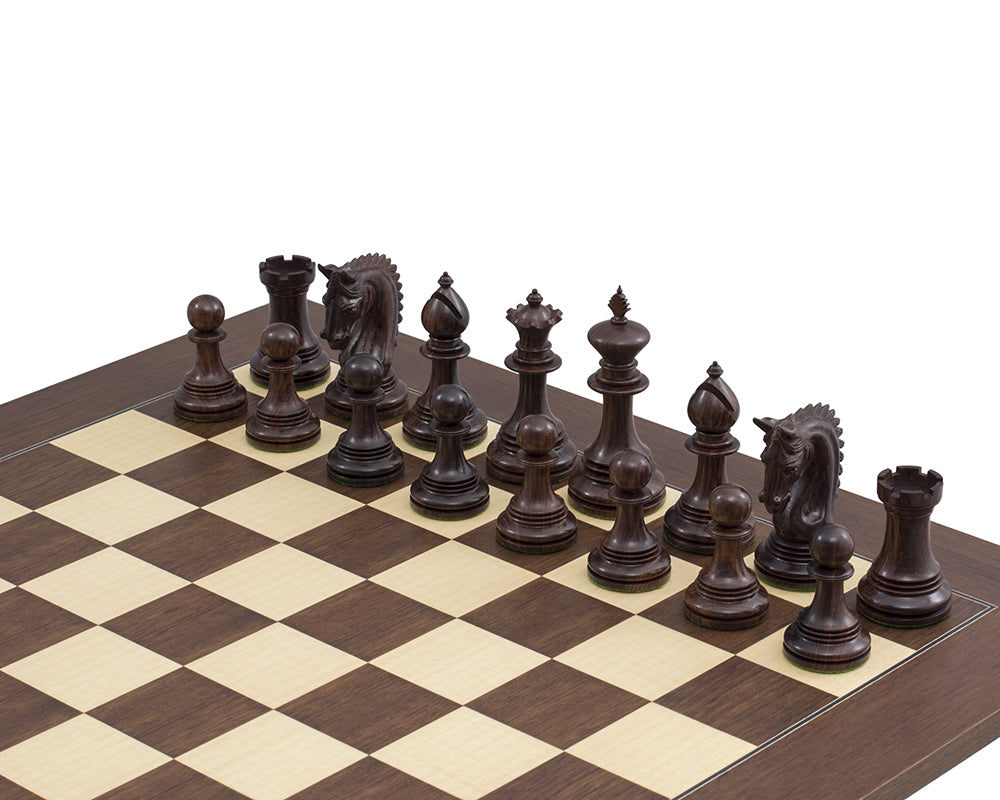 The Lemington Rosewood Chessmen 4.25 inch