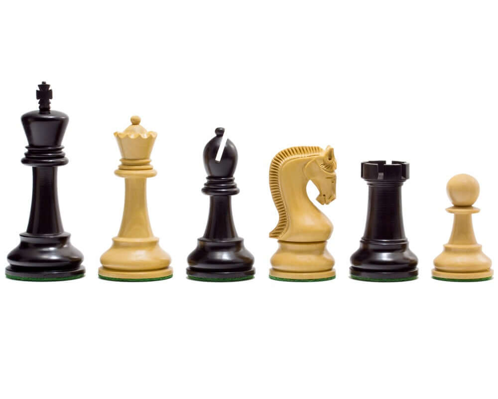 Leningrad Series Ebonized Pieces Echecs 4 Pouces