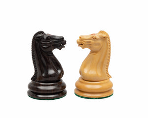 Original Staunton 1849 Ebony Chess Men 4.4 inch