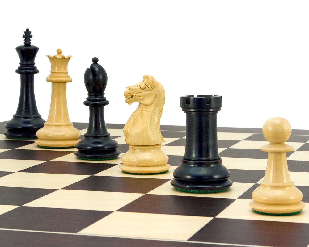 Oxford Series Black and Wenge Chess Set