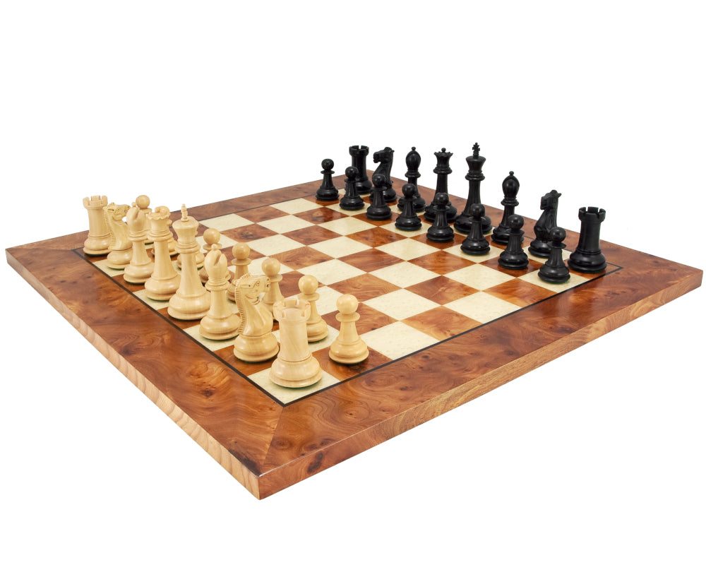 Victoria Burl Chess Set