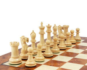 Victoria Burl Chess Set