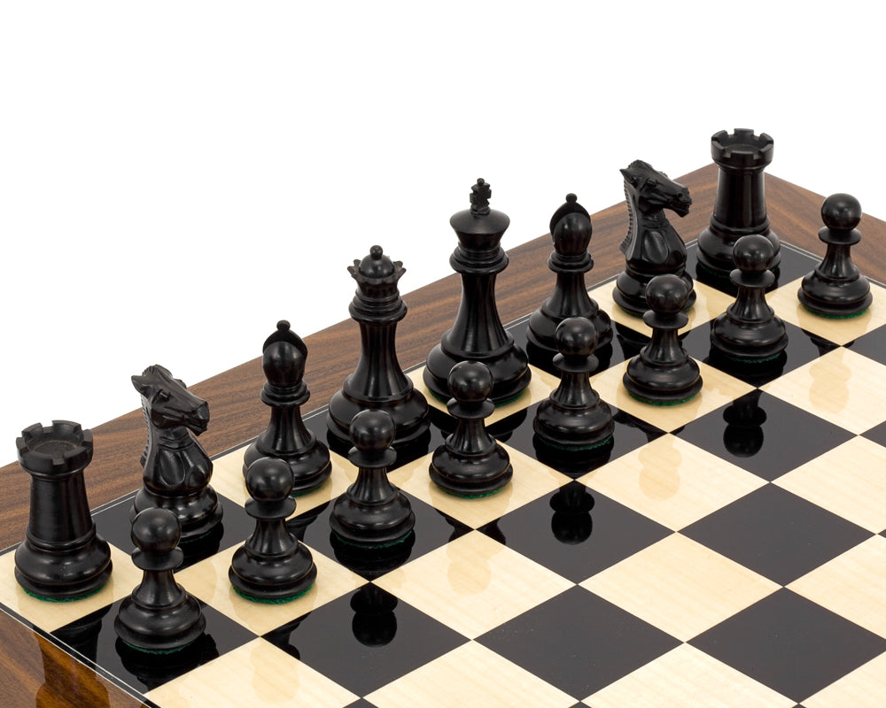Elegant Palisander Chess Set
