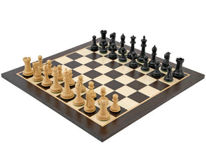 Victoria Ebonised Wenge Tournament Chess Set