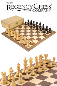 Fierce Knight Black Tournament Chess Set