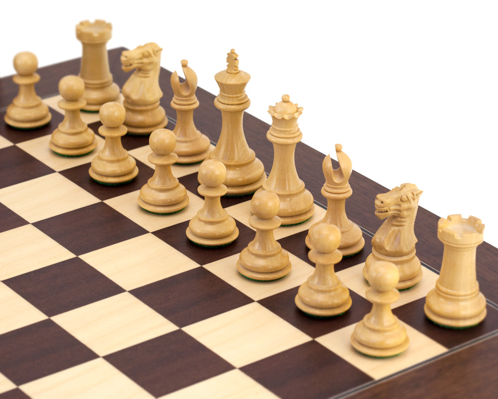 Windsor Rosewood and Montgoy Palisander Chess Set