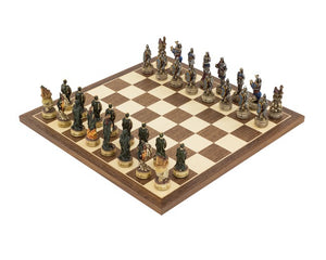The Zombie Hand Painted Chess Set