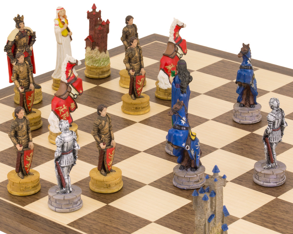 The King Arthur Hand Painted Chess Set
