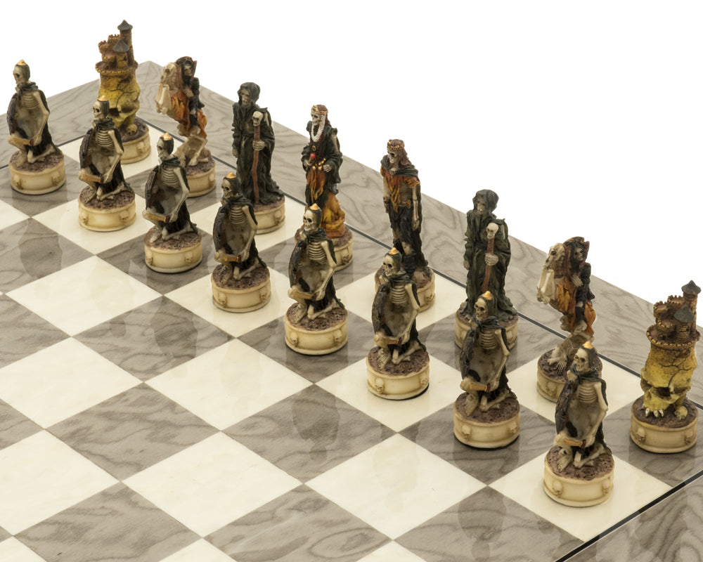 The Zombie and Grey Ash Deluxe Chess Set