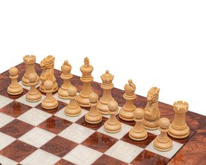 The Highgrove Briarwood and Black Luxury Chess Set