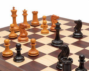 The JJ Cooke Edition Ebony and Montgoy Luxury Chess Set