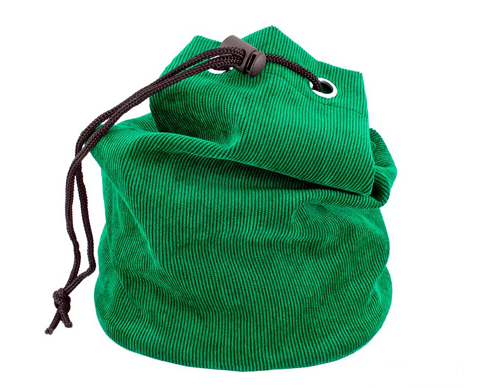 Green Fabric Chess Piece Bag