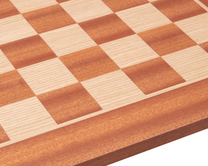 16 inch Manopoulos Mahogany Chess Board