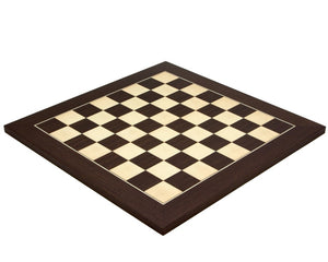 15.75 Inch Wenge and Maple Deluxe Chess Board