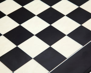 21.7 Inch Matt Black and Maple Deluxe Chess Board