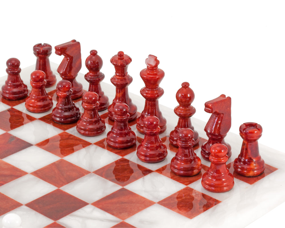 From Quarry to Queen: The Journey of Alabaster Chess Sets