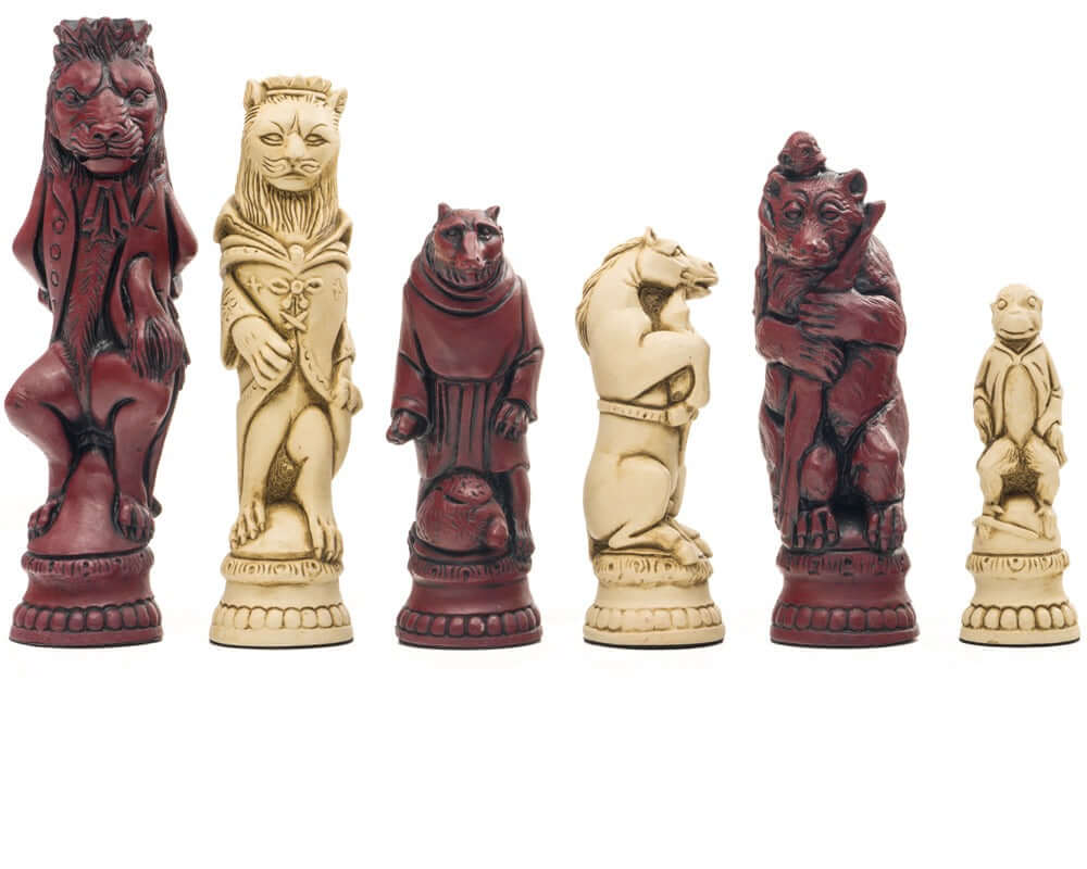 Reynard Fox Cardinal Chessmen