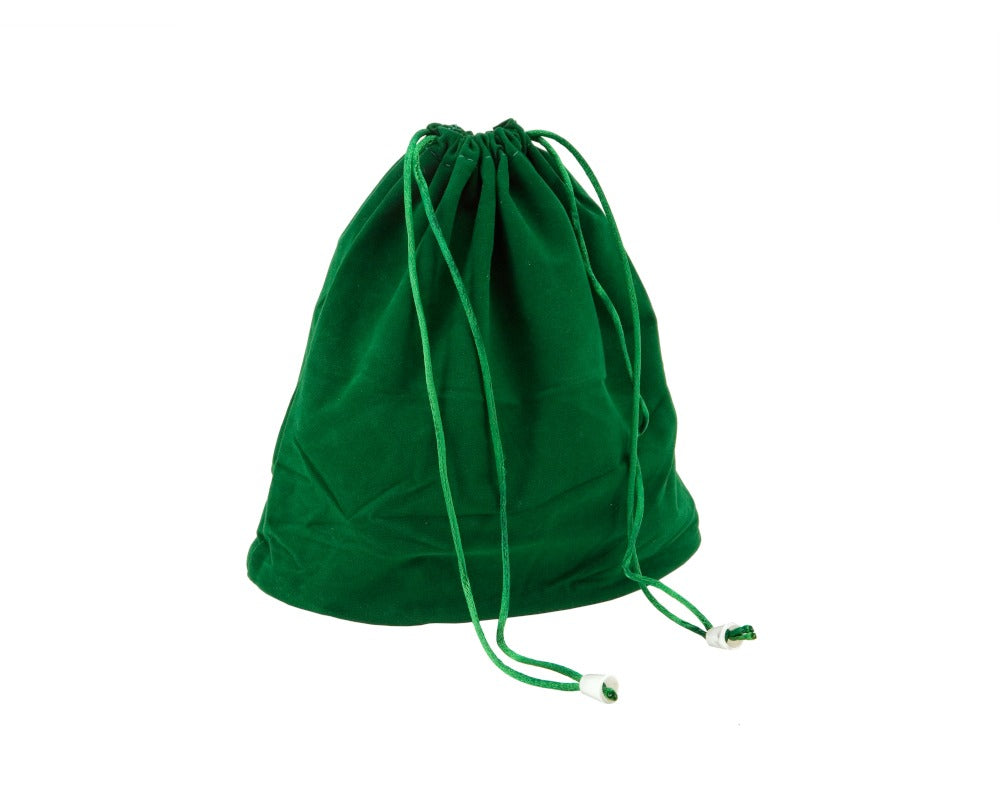 Green Draw String Chess Piece Bag