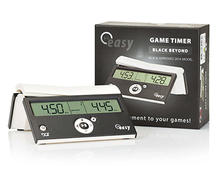 DGT 10168 EASY Chess Clock - Black Beyond with Presentation Box