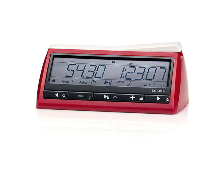 DGT 3000 Game Timer chess clock with digital display showing timer and control buttons