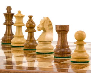 Pièces d'échecs Down Head Knight Sheesham Staunton 2,5 pouces