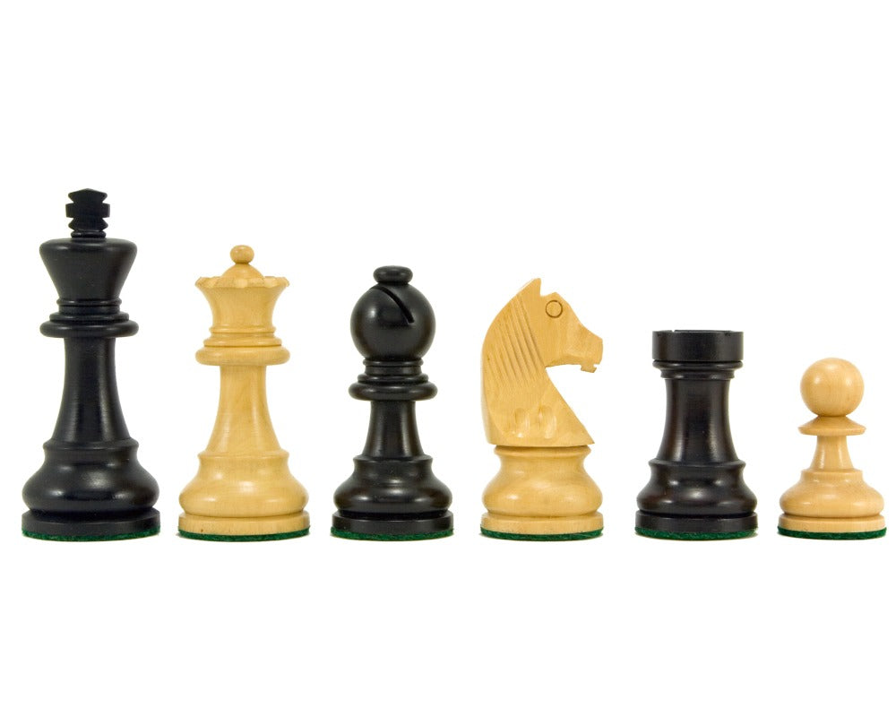 Pièces d'échecs Staunton ébonisées Down Head Knight, 3 pouces
