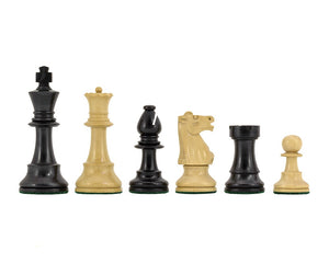 Pièces d'échecs ébènes série Conquest 4 pouces
