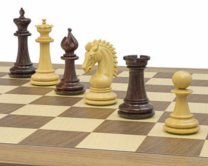 The Sheffield Knight Jeu d'échecs en palissandre 3,75 pouces