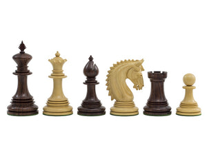 Les pièces d'échecs Lemington en palissandre 4,25 pouces