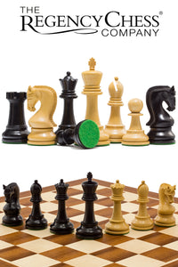 Leningrad Series Ebonised Chess Men 4 pouces