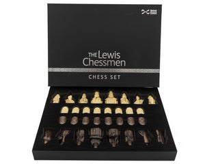 Grand jeu d'échecs Montgoy Palisander de l'île de Lewis