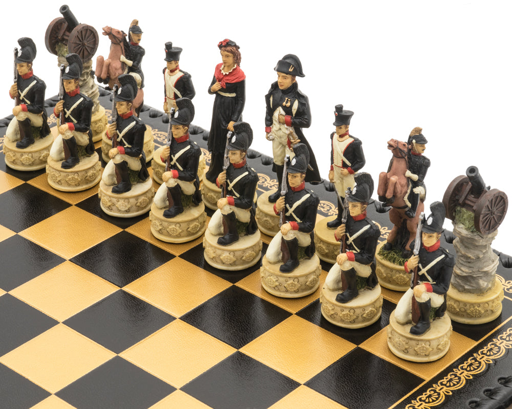 Le jeu d'échecs italien Nero de Napoléon contre les Russes
