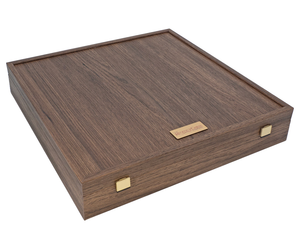 The Isle of Lewis Walnut Deluxe Chess Set with Presentation Box