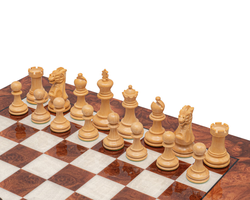 Le jeu d'échecs de luxe Highgrove Briarwood et noir