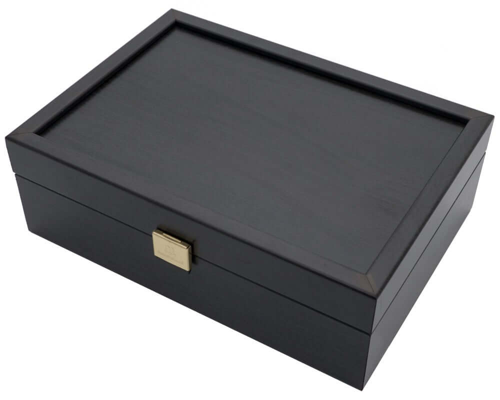 Dark Wood Chess Piece Storage Case - Manopoulos – ChessSets