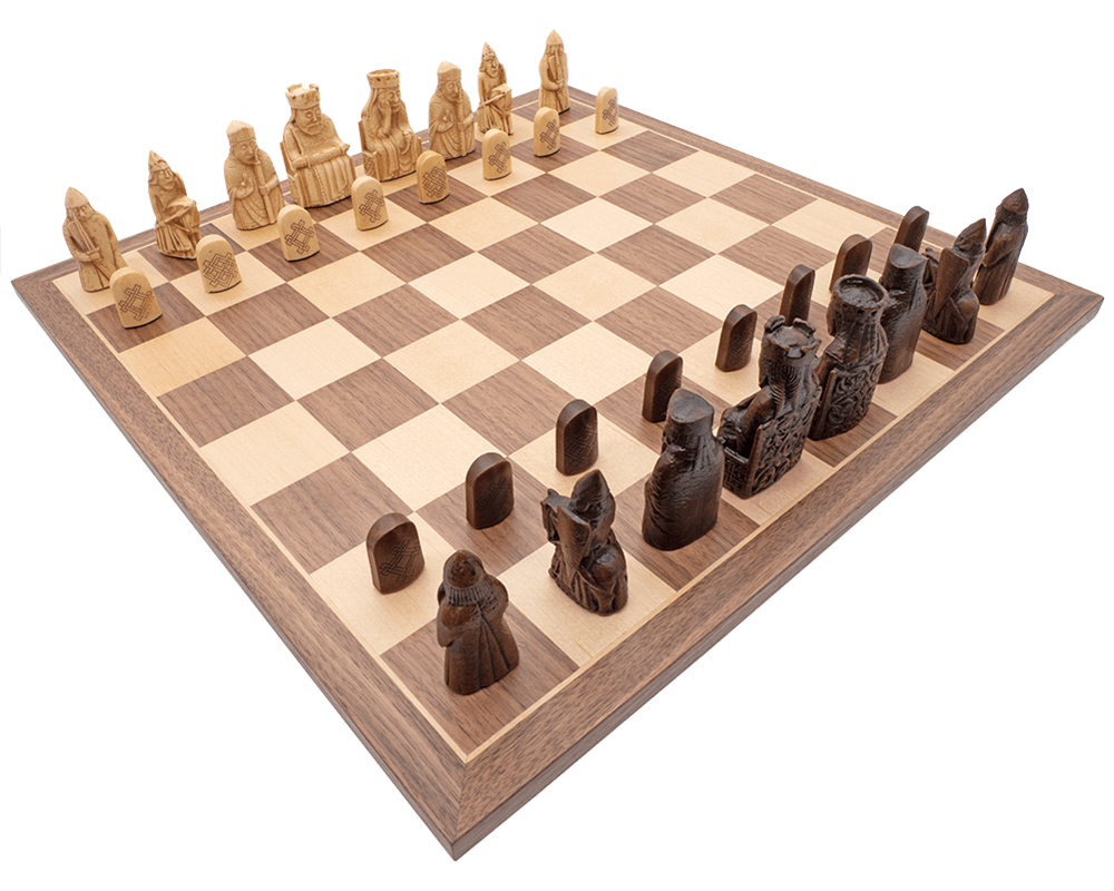 Isle Lewis Chessmen Board Presentation Set