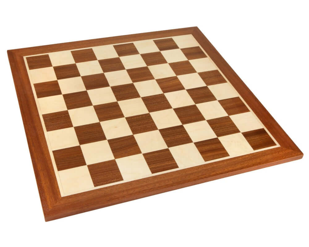 21.3 Inch No.6 Inlaid Mahogany Birch Chessboard