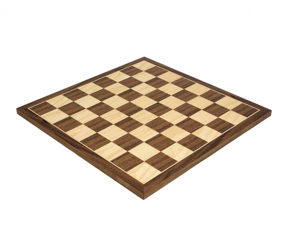 17.75 Inch Walnut Maple Chessboard