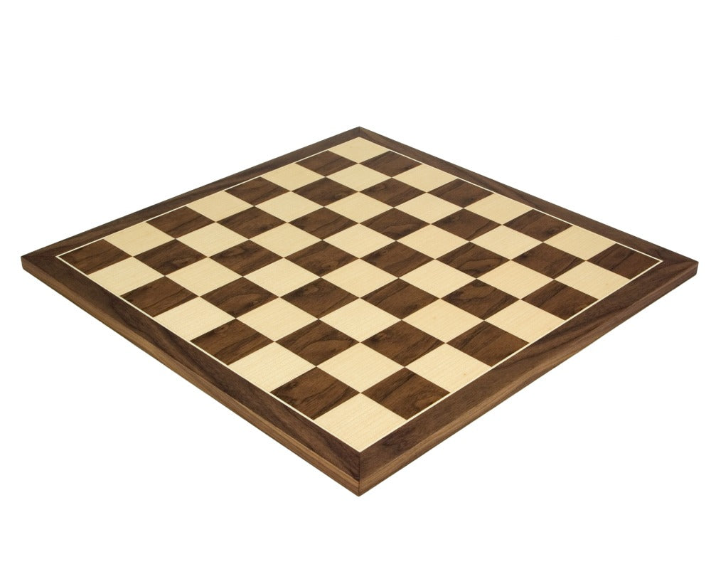 19.7 Inch Walnut and Maple Chess Board