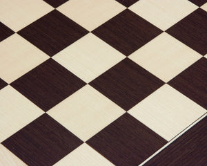 19.7 Inch Wenge and Maple Deluxe Chess Board