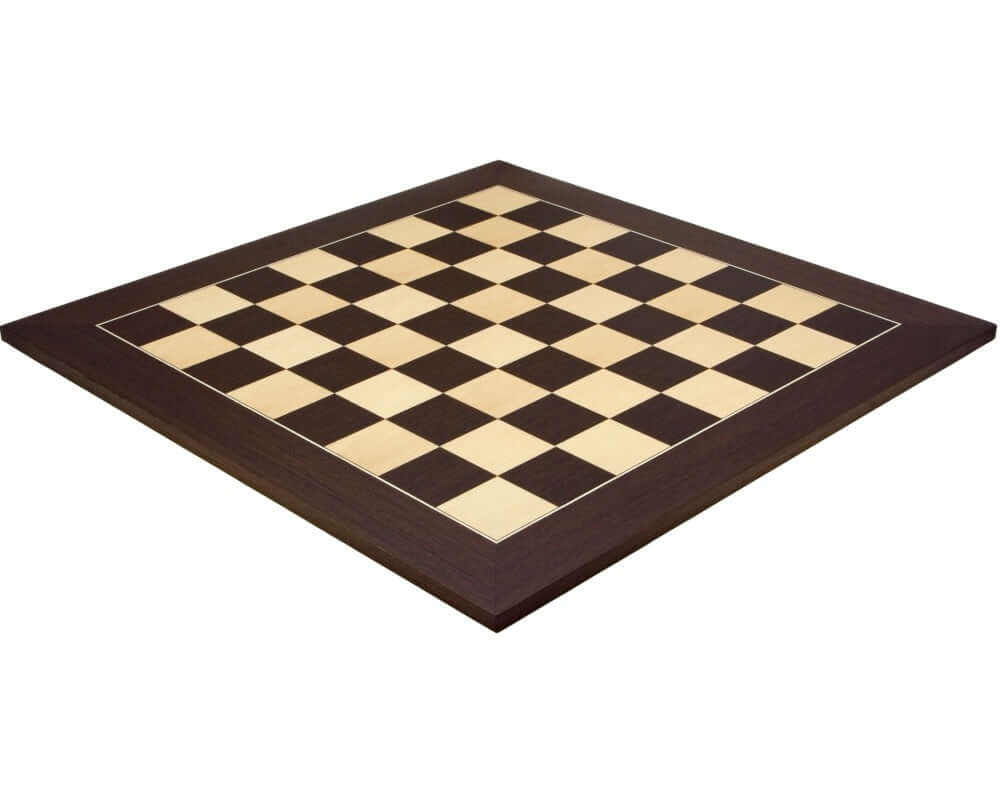 23.6 Inch Wenge Maple Deluxe Chessboard