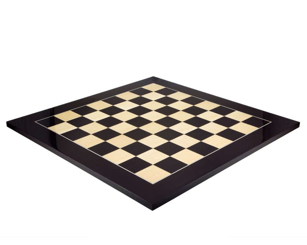 23.6 Inch Gloss Anegre Maple Deluxe Chessboard