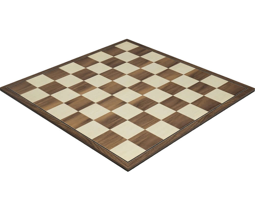 16.75 inch Folding Walnut Chessboard